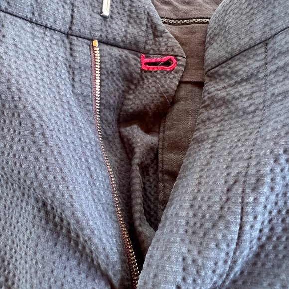 Paul Smith Navy Seersucker Shorts Size 36 - Picture 3 of 6